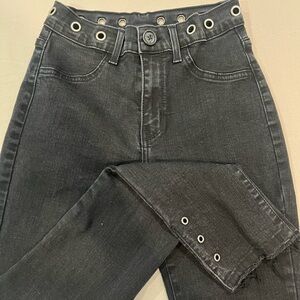 Fashion Nova Black High-Waisted Jeans